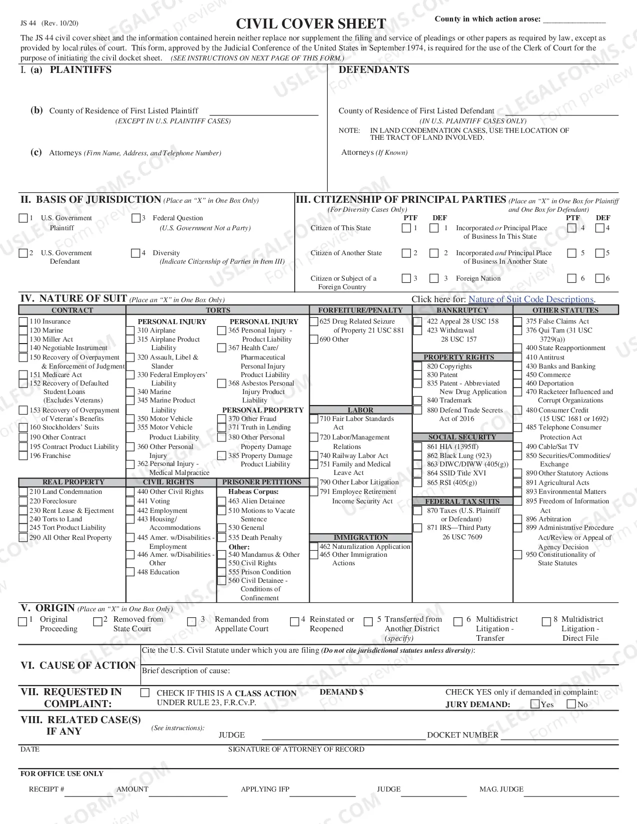 Preview Complaint For Review of A Social Security Disability