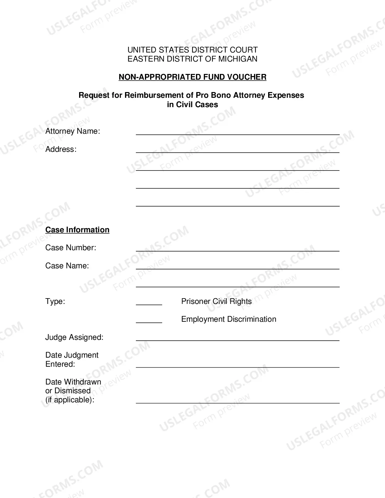 Preview Non Appropriated Fund Voucher