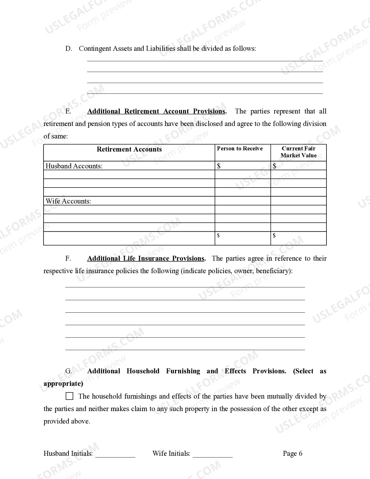 Preview Marital Domestic Separation and Property Settlement Agreement Minor Children Parties May have Joint Property or Debts effective Immediately