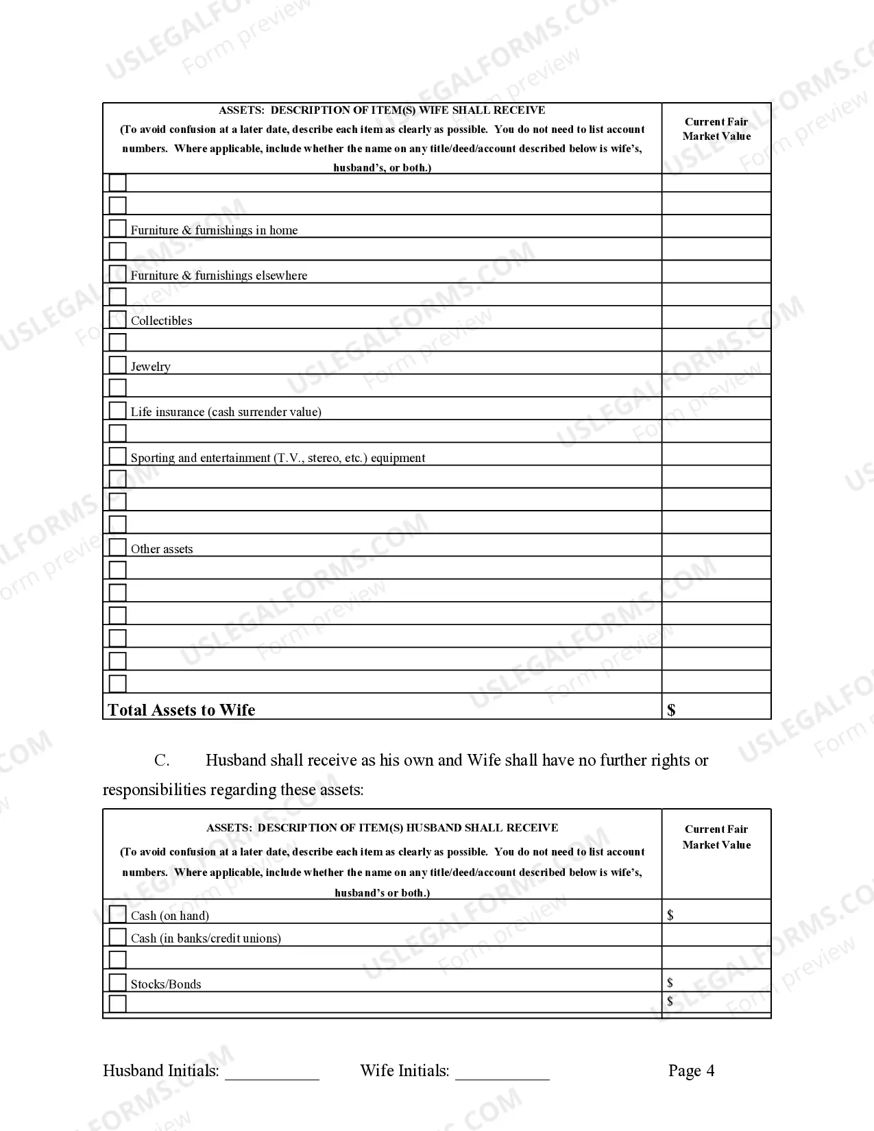Preview Marital Domestic Separation and Property Settlement Agreement Adult Children Parties May have Joint Property or Debts where Divorce Action Filed