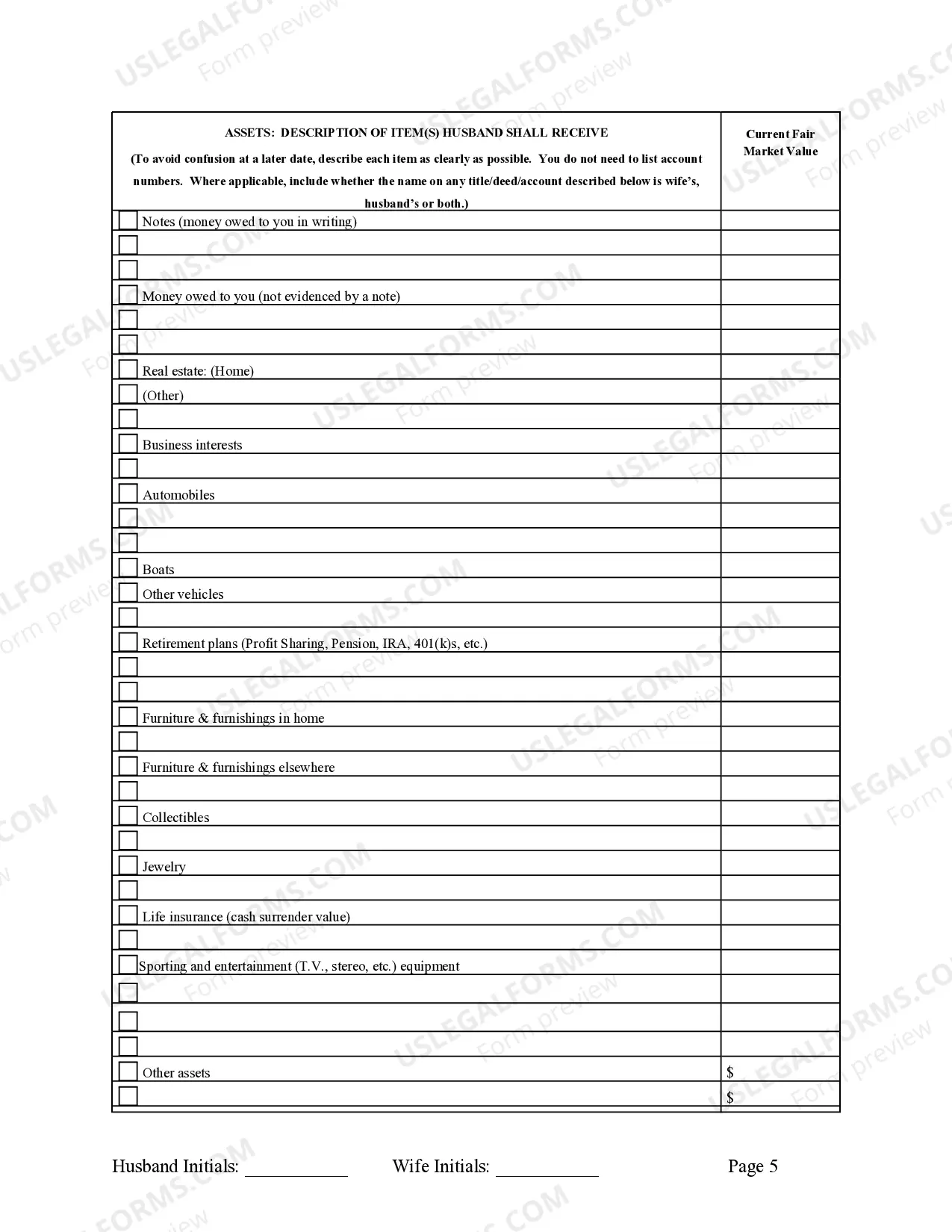 Preview Marital Domestic Separation and Property Settlement Agreement Adult Children Parties May have Joint Property or Debts where Divorce Action Filed