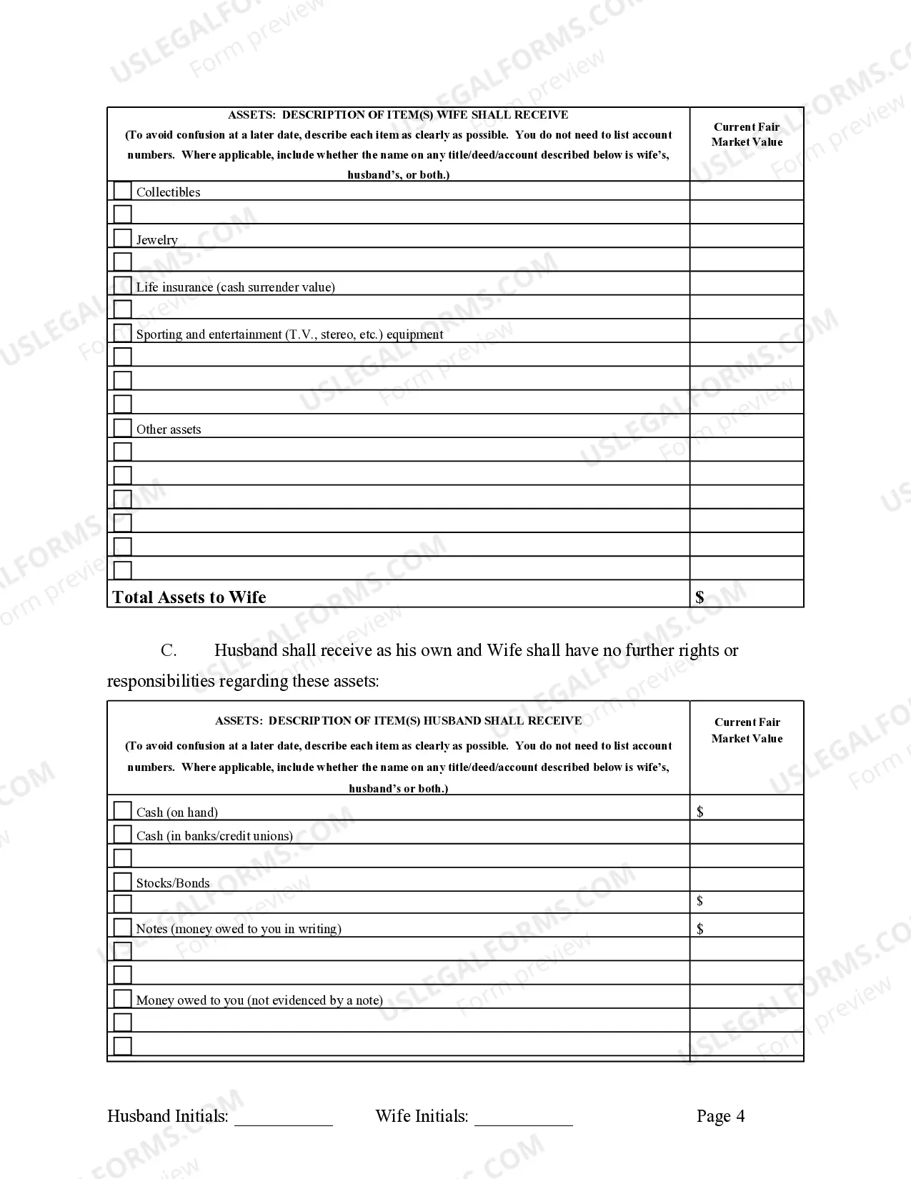 Preview Marital Domestic Separation and Property Settlement Agreement Adult Children Parties May have Joint Property or Debts effective Immediately