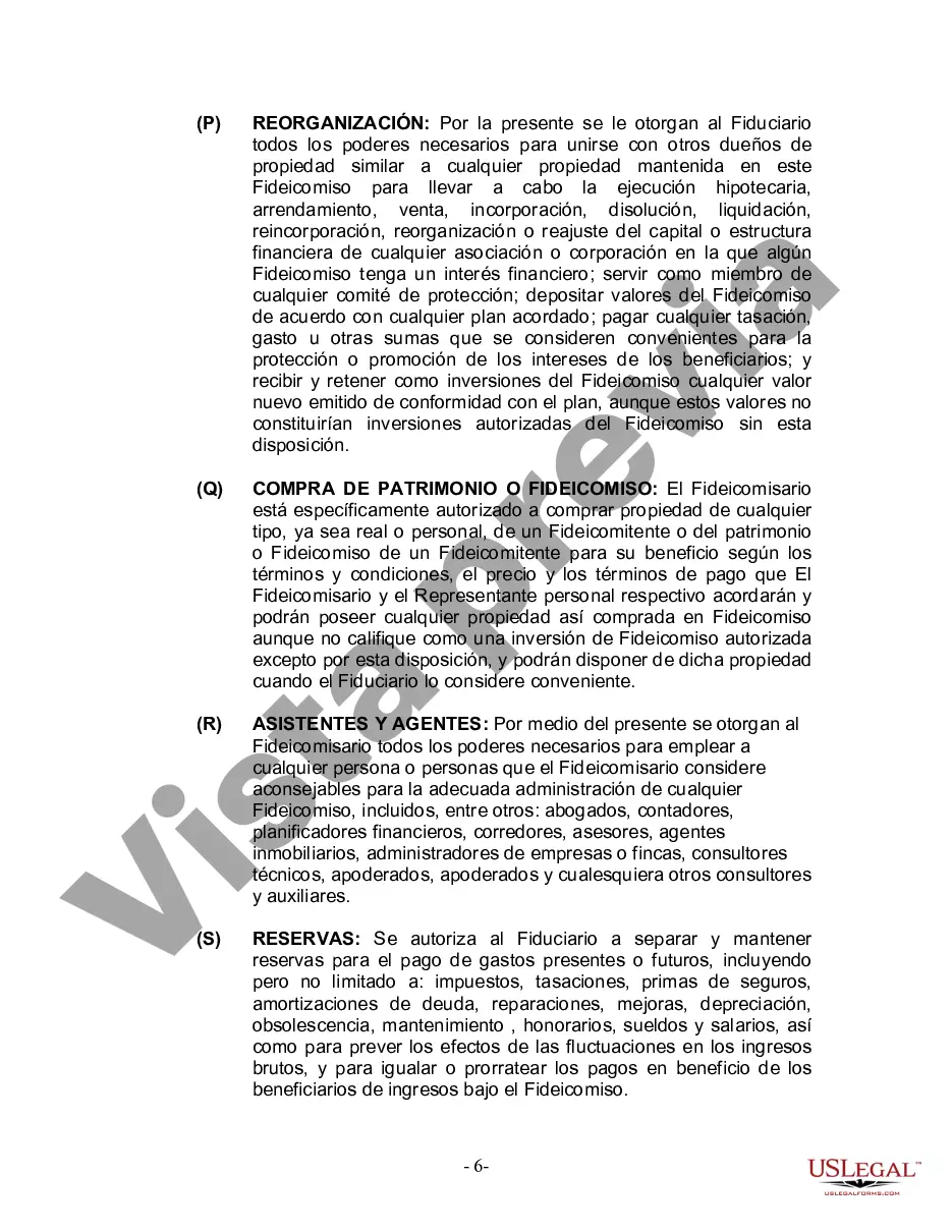 Preview Fideicomiso en vida para esposo y esposa con hijos menores o adultos