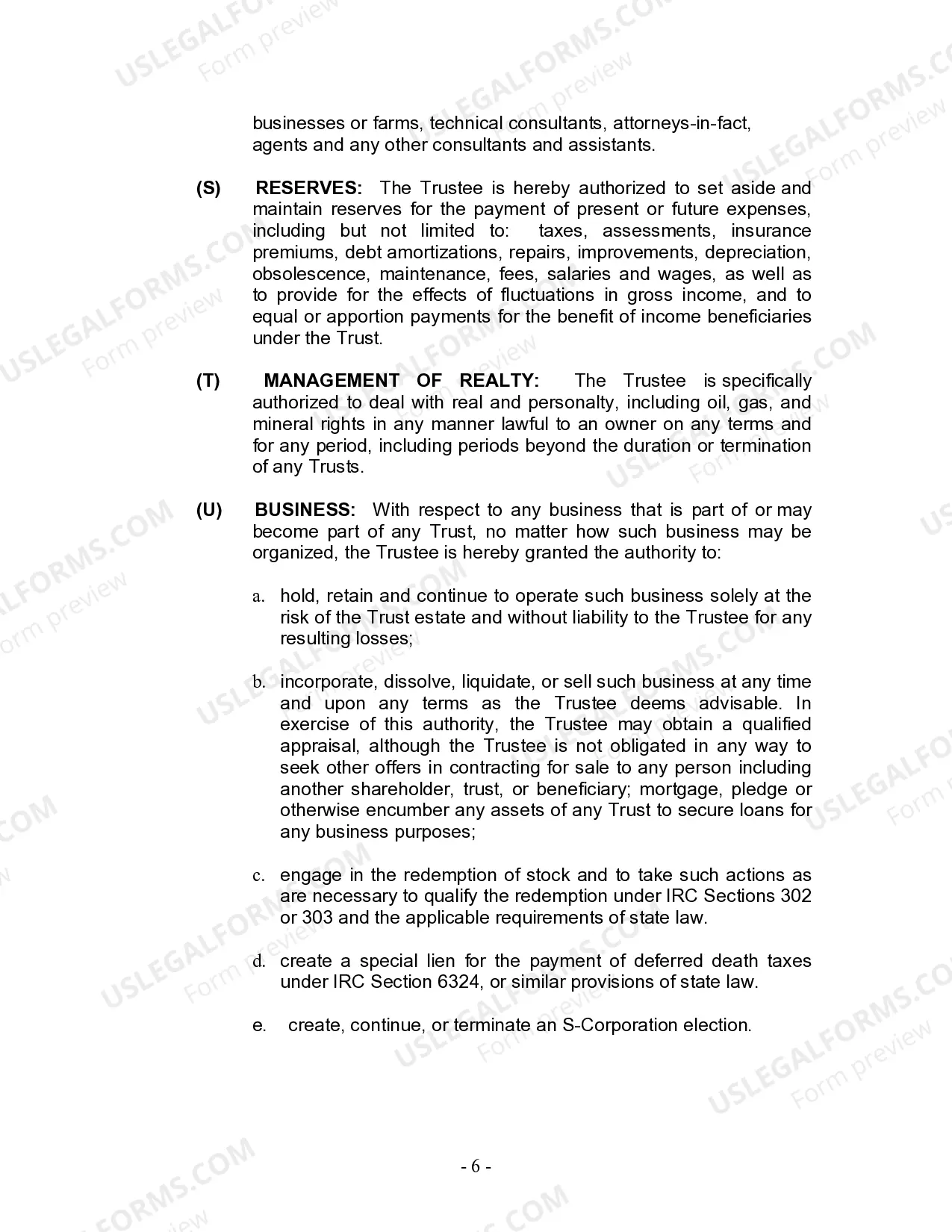 Preview Living Trust for Husband and Wife with Minor and or Adult Children