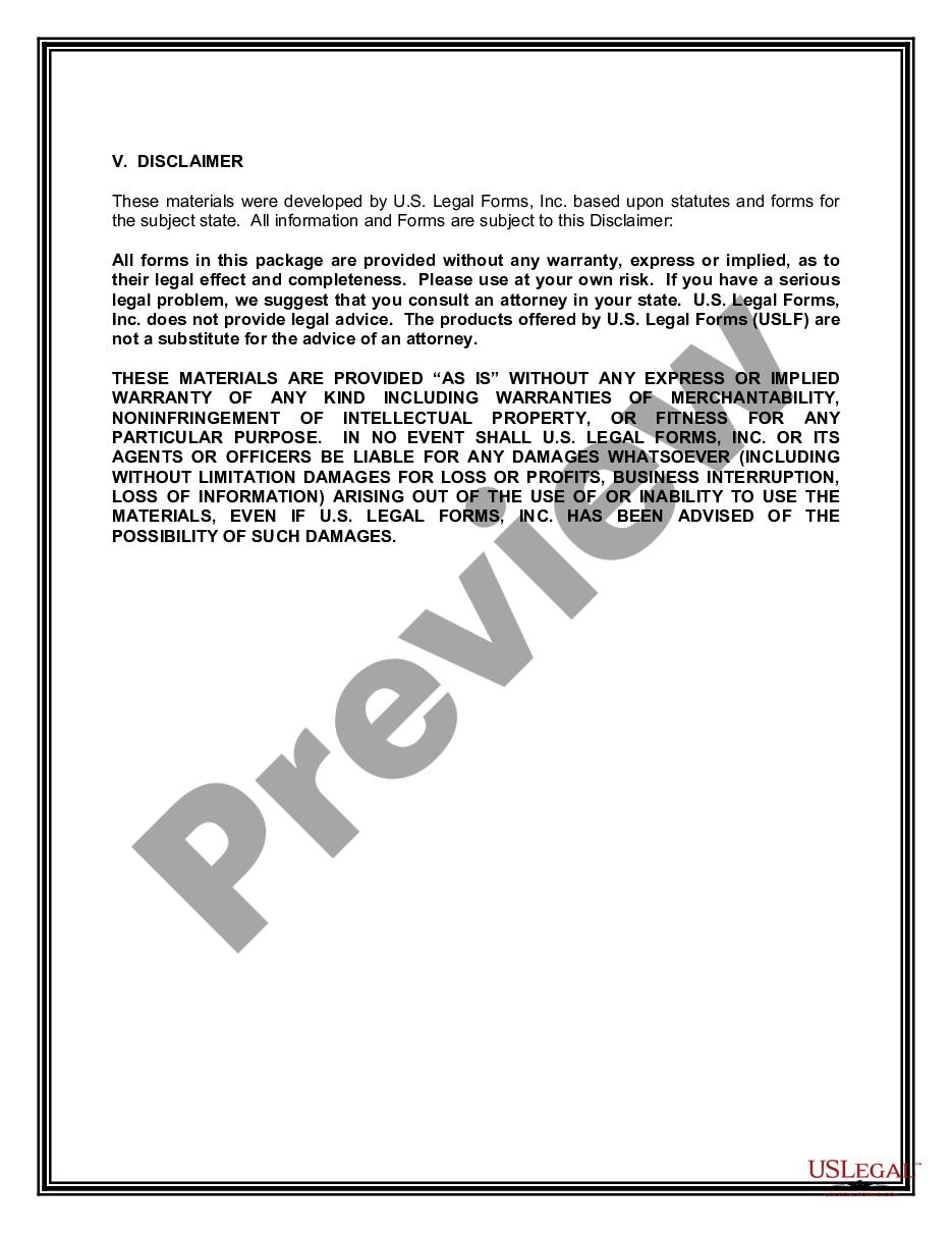 page 3 Michigan Landlord Tenant Eviction / Unlawful Detainer Forms Package preview