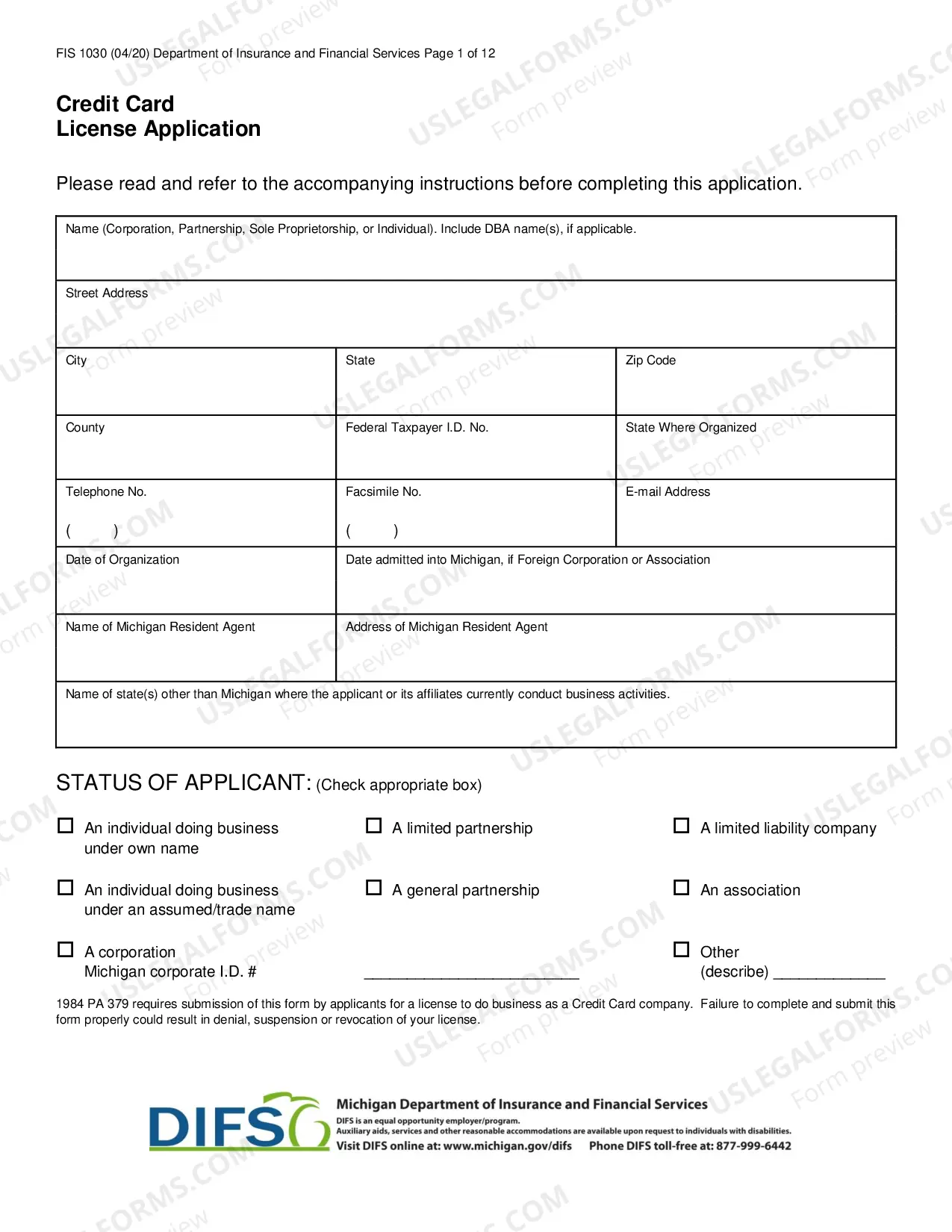 Preview License Application - Application and Procedures