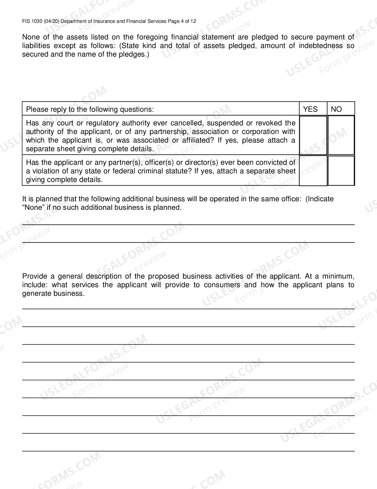 Preview License Application - Application and Procedures