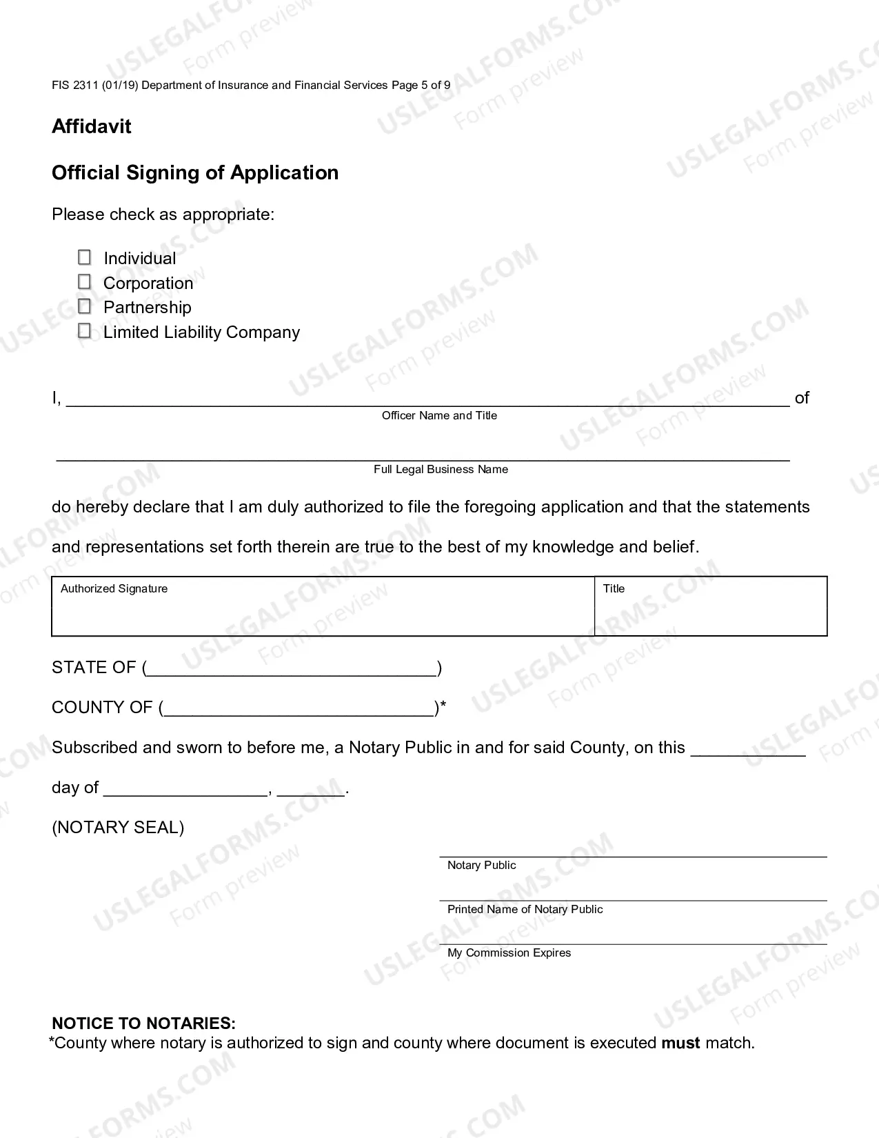 Preview Sales Finance License Application, Procedures and Fe