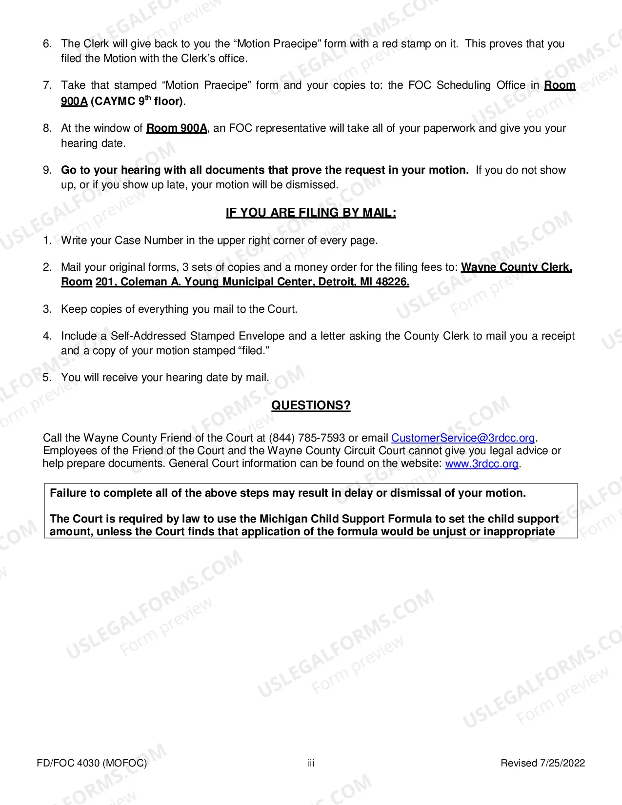 Preview Motion For Hearing Before The Assigned Referee Package