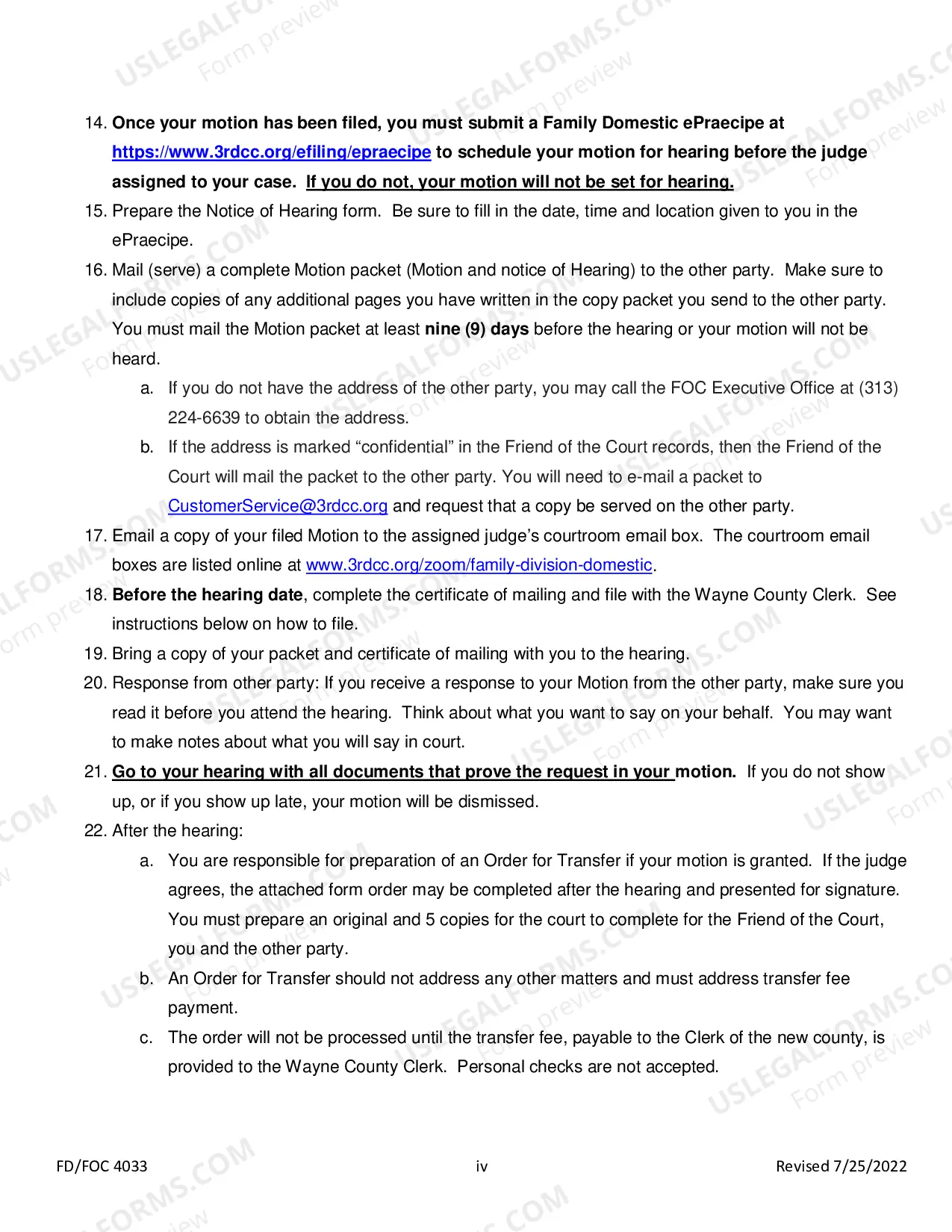 Preview Motion Or Stipulation For Transferring Case (Post-Judgment)