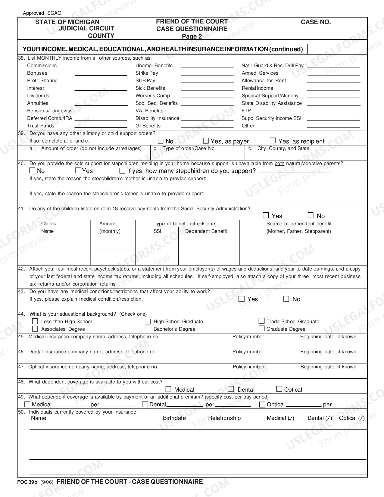 Preview Application For IV-D Services - Modification Review Request