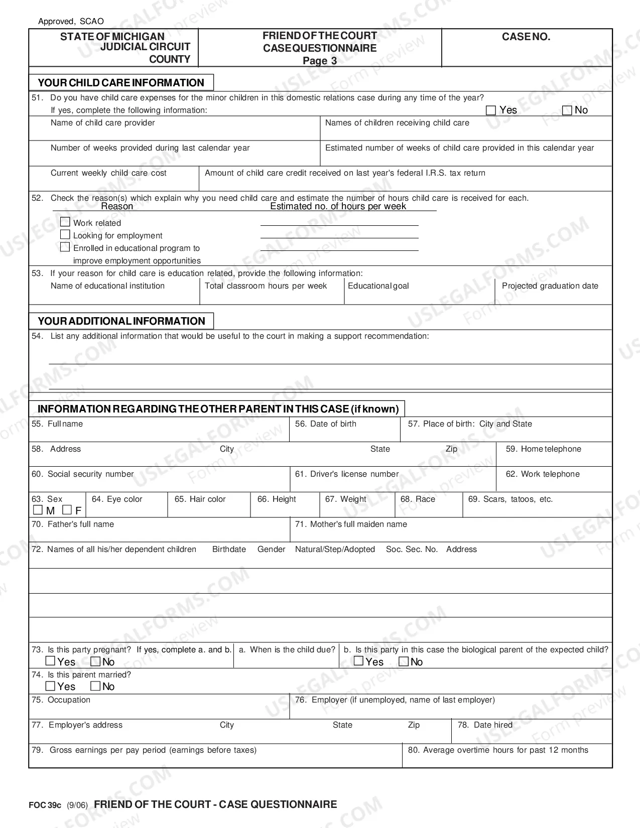 Preview Application For IV-D Services - Modification Review Request
