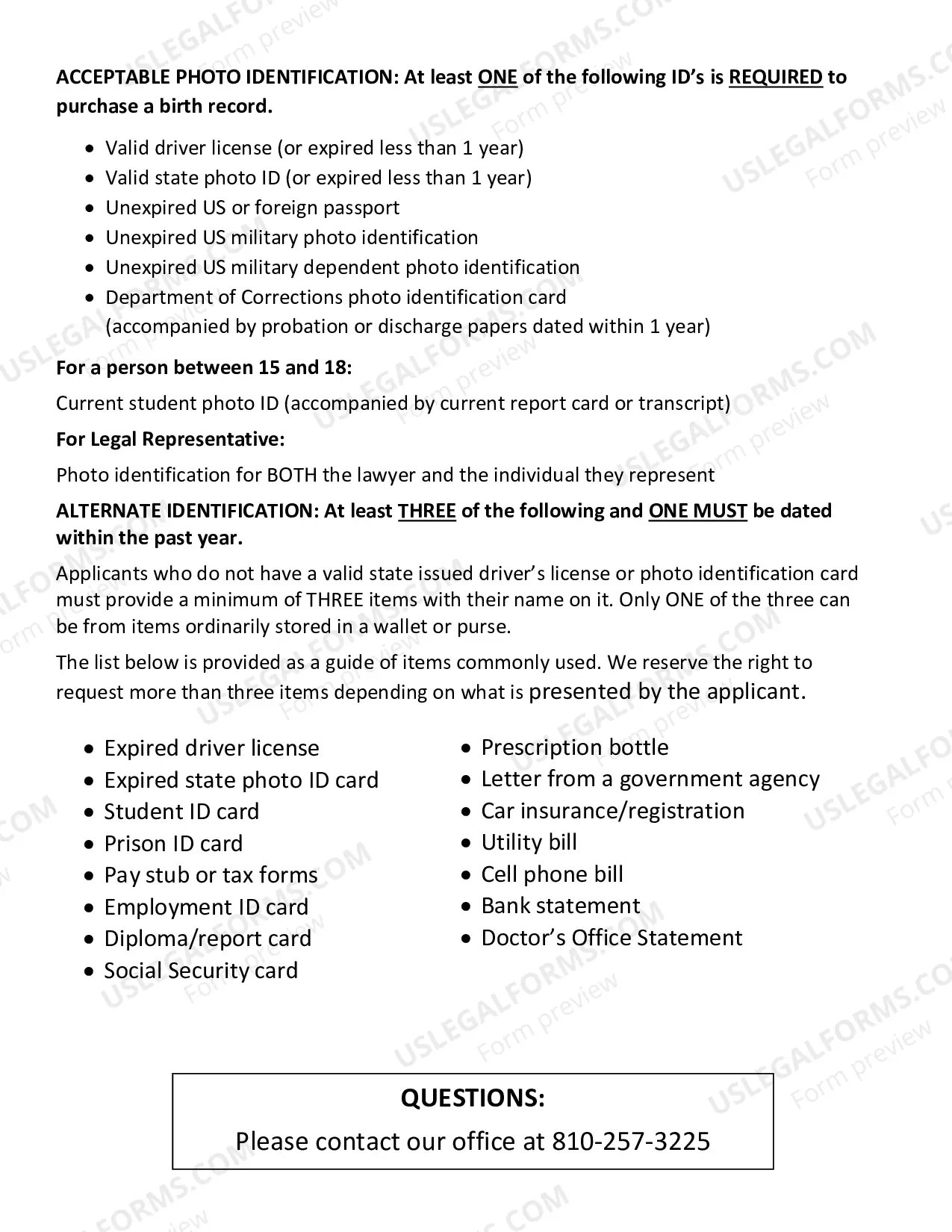 Preview Application For Marriage Record
