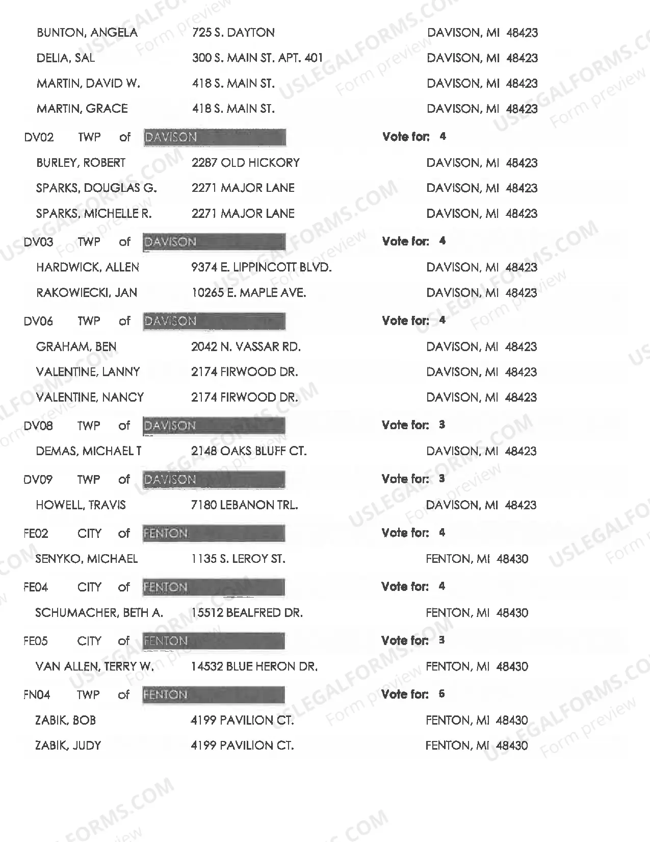 Preview Republican Delegate Candidates