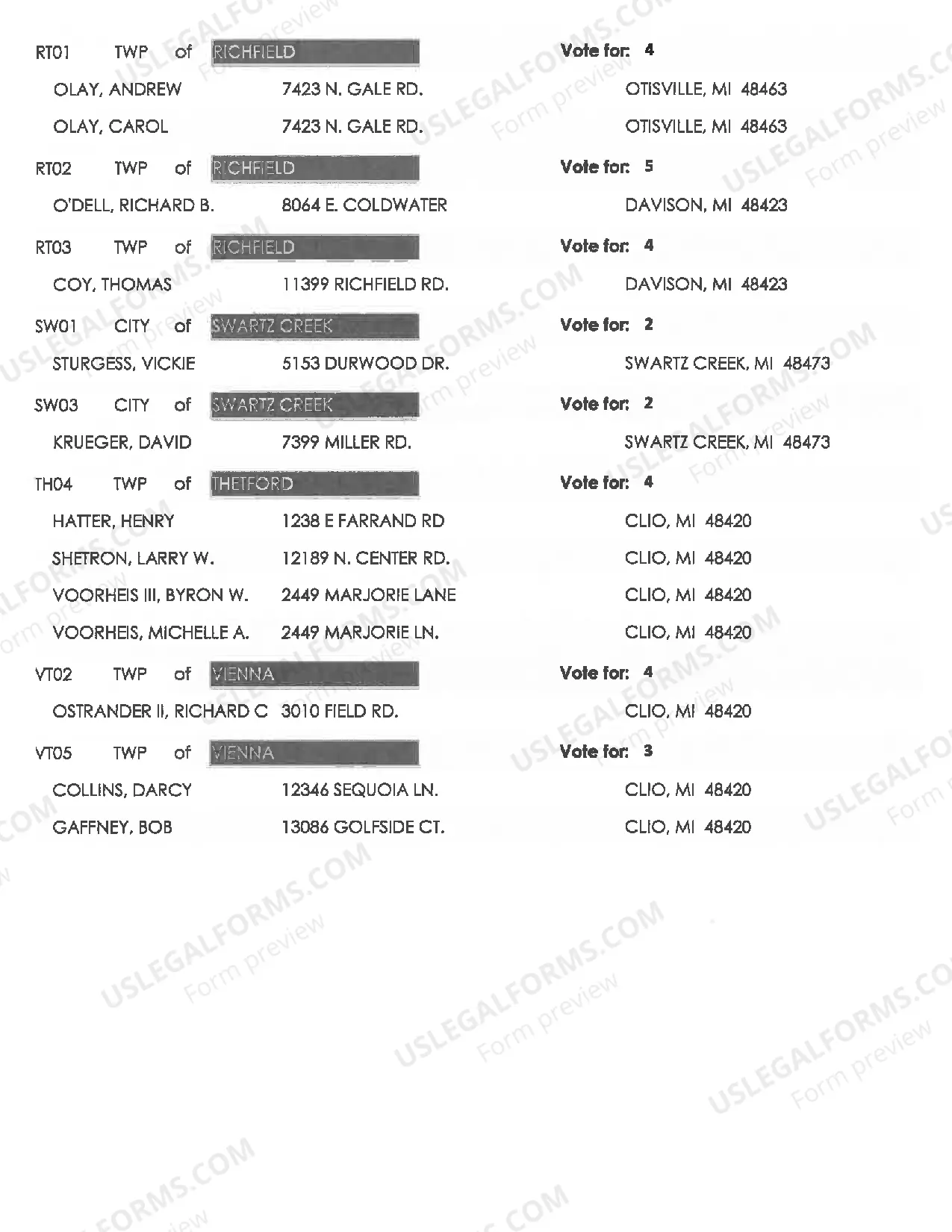 Preview Republican Delegate Candidates