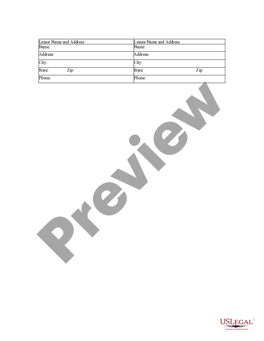 Preview Notice of Lease for Recording