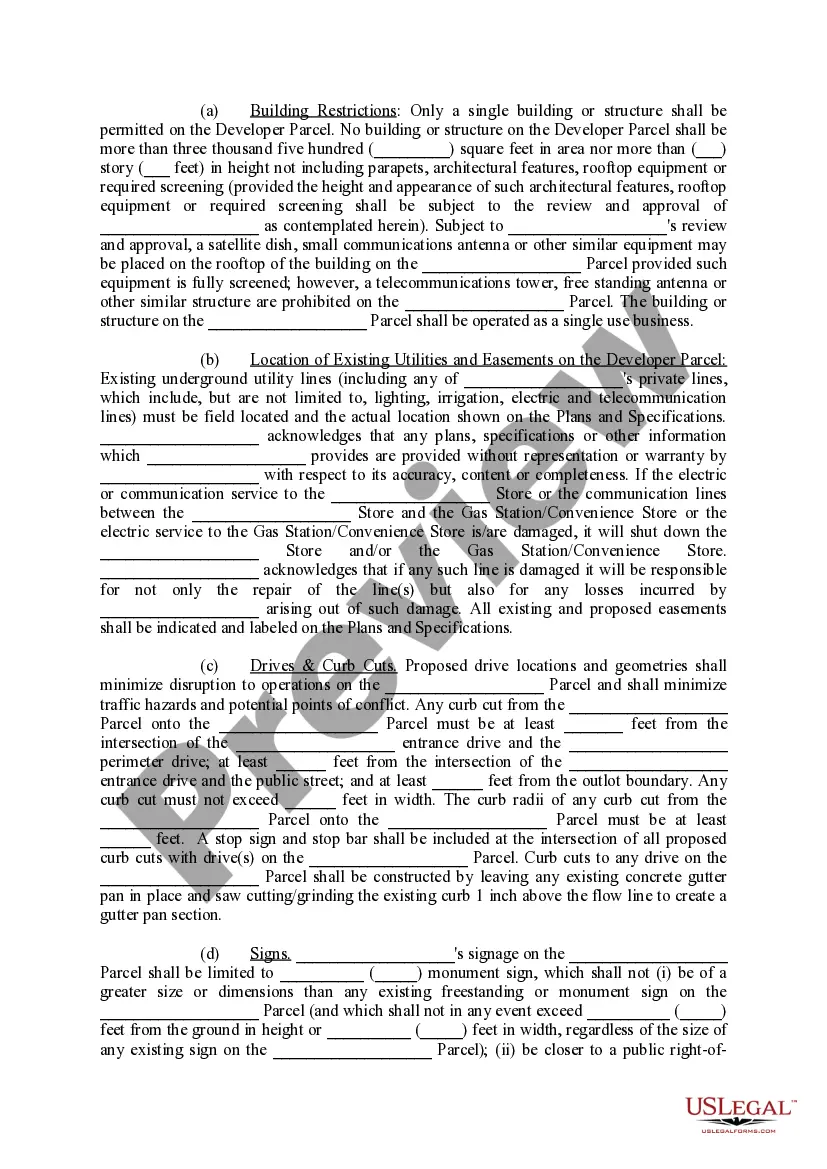 Preview Declaration of Restrictions