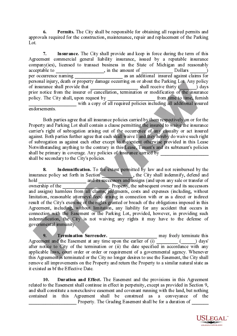 Get Easement Agreement Preview Easement Agreement