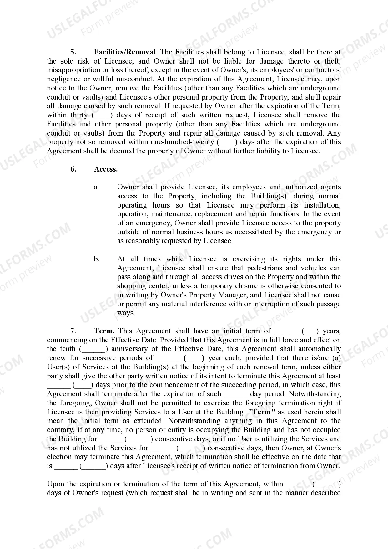 Preview License Agreement