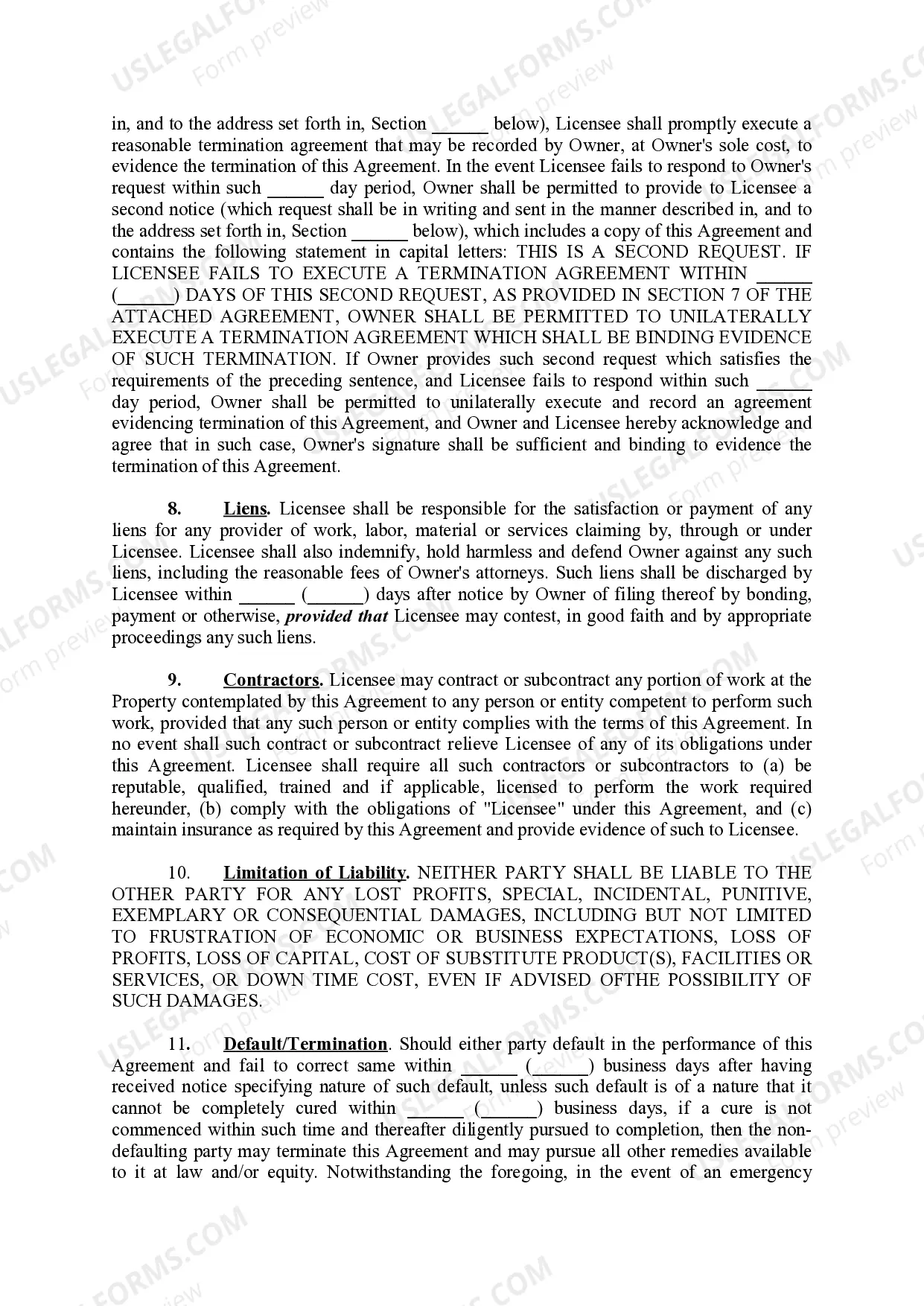 Preview License Agreement