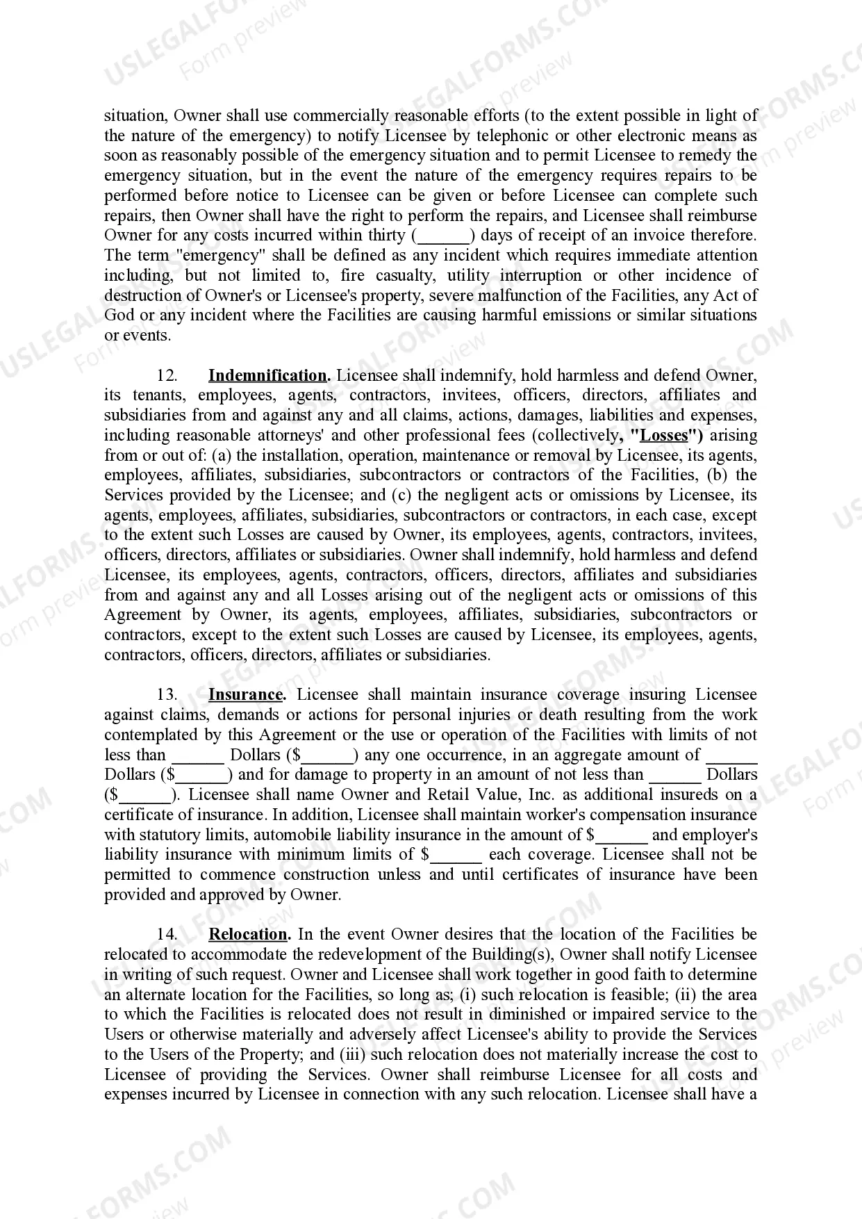 Preview License Agreement