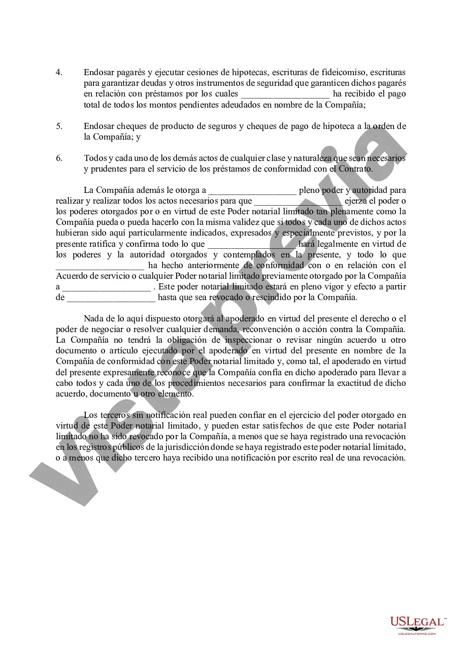 Preview Poder notarial limitado