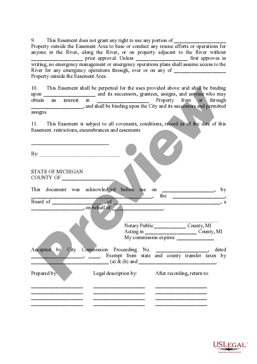 Preview River Easement
