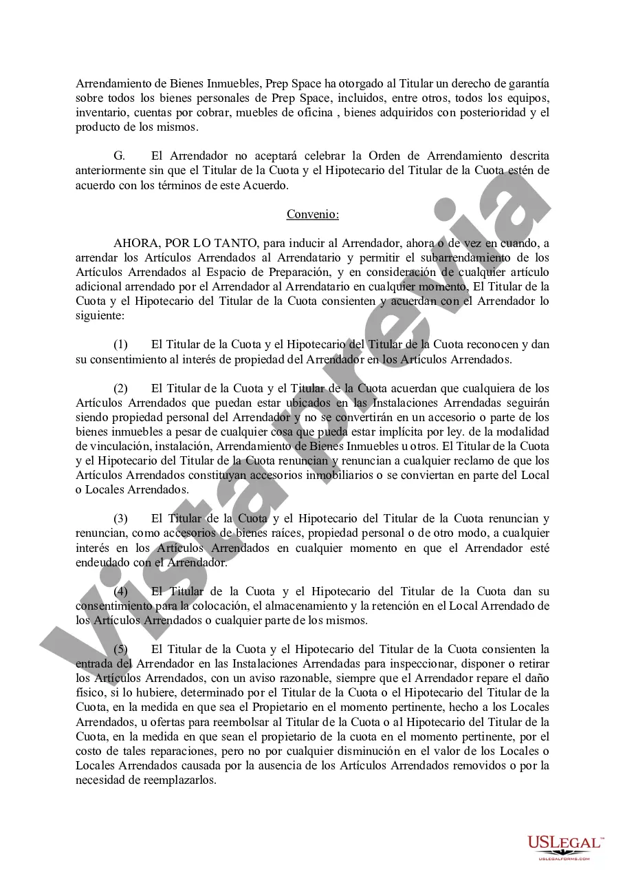 Preview Renuncia y Consentimiento