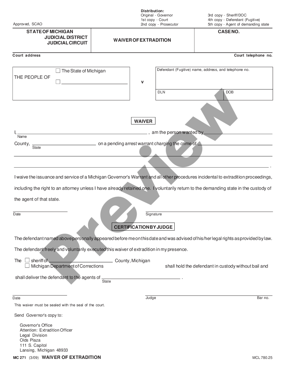 michigan-waiver-of-extradition-us-legal-forms