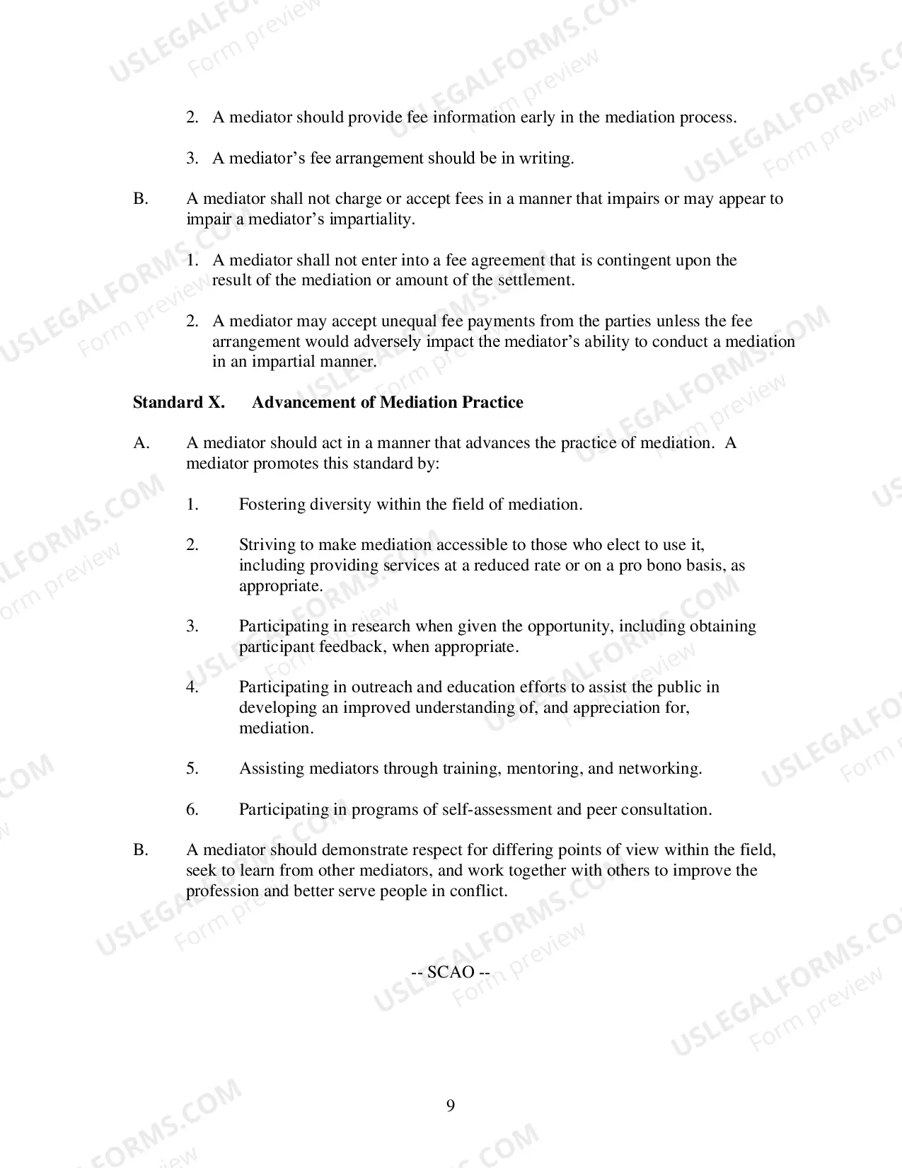 Preview Standards of Conduct for Mediators