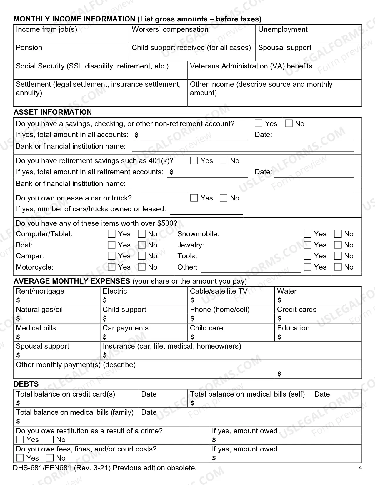 Preview Request to Discharge State-Owed Debt