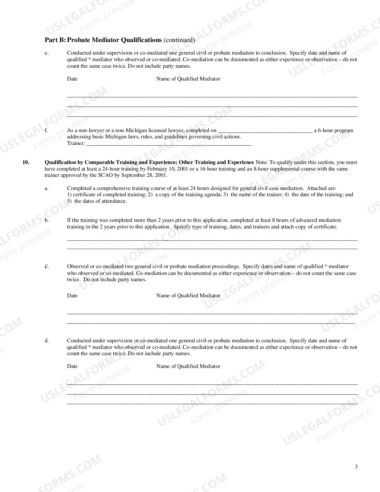 Preview Probate Mediator Application
