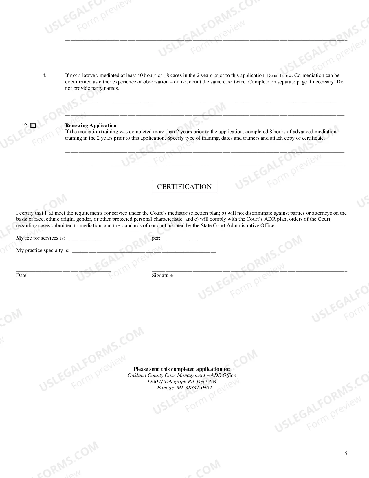 Preview Probate Mediator Application