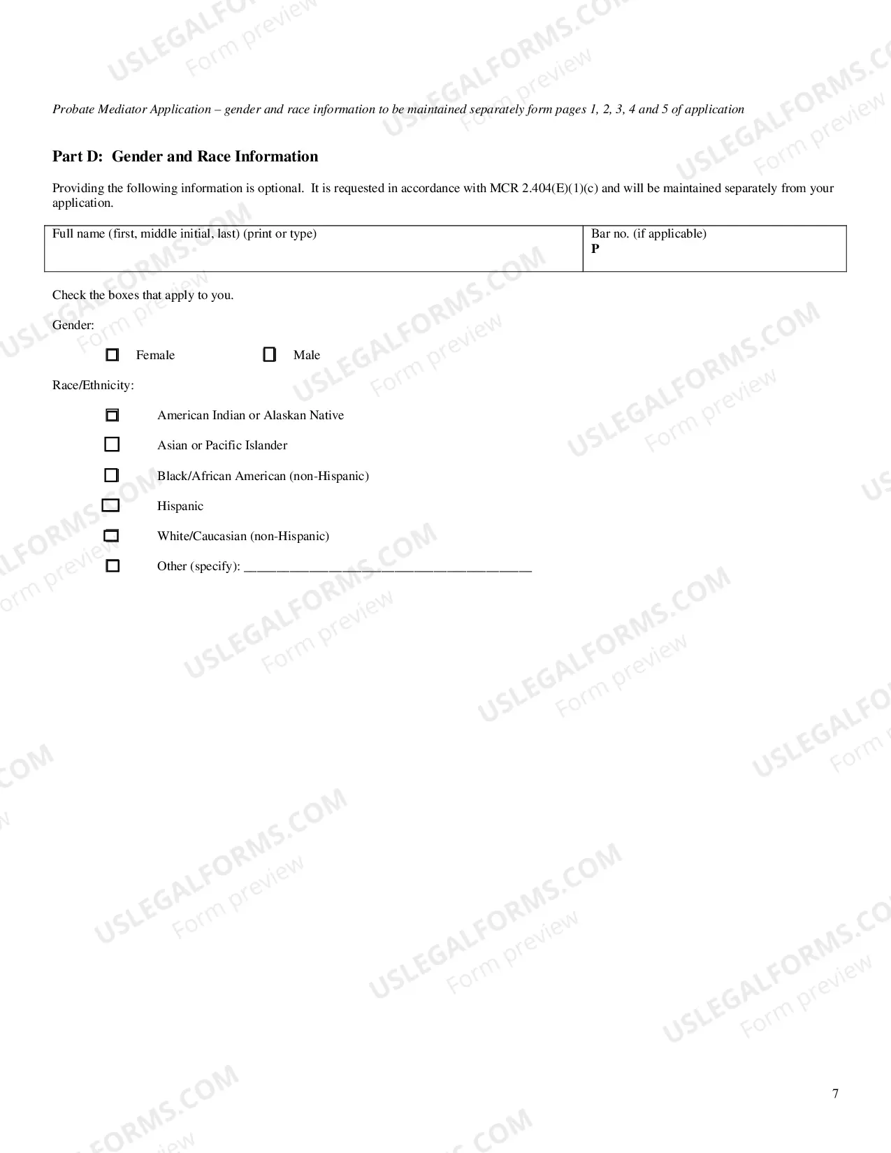 Preview Probate Mediator Application