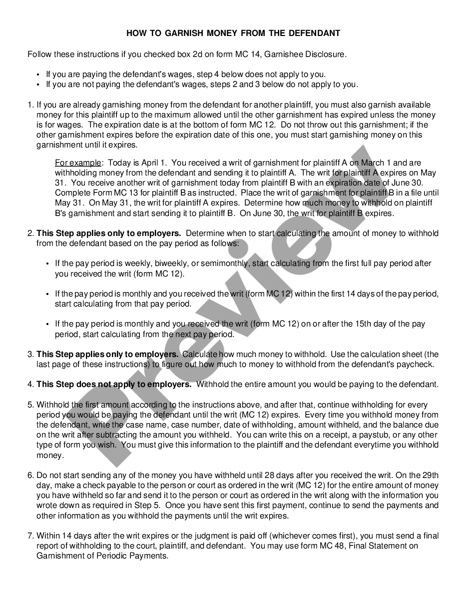 page 2 Guide to Garnishment of Periodic Payments preview