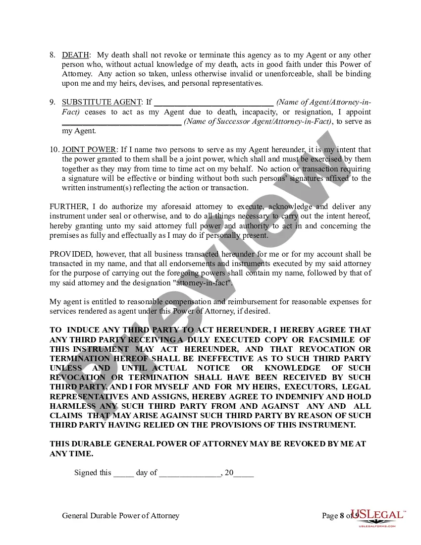Get General Durable Power of Attorney for Property and Finances or Financial Effective Immediately Preview General Durable Power of Attorney for Property and Finances or Financial Effective Immediately