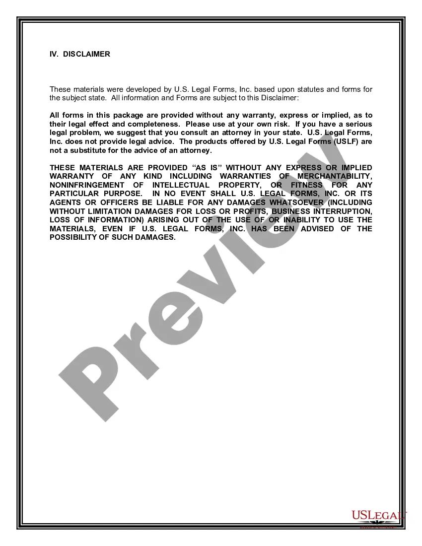 Preview Michigan Postnuptial Agreements Package