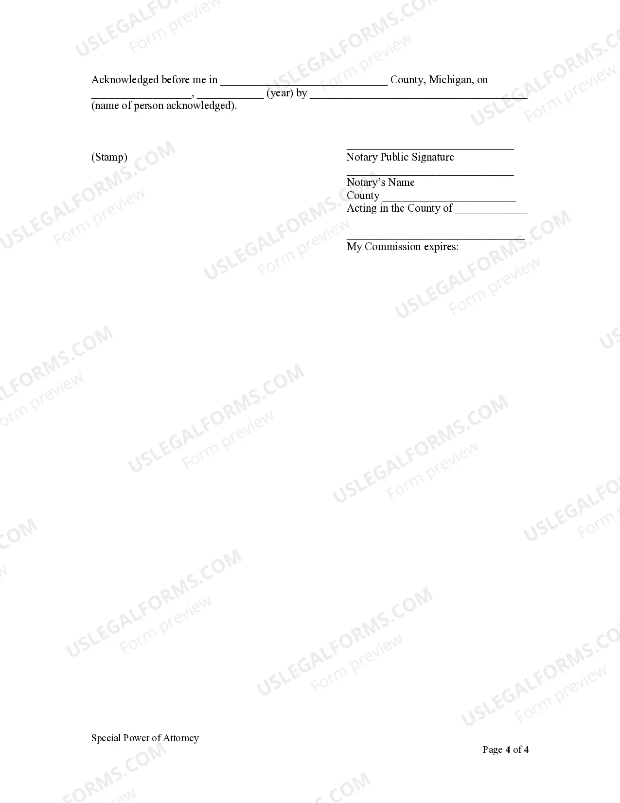 Preview Special or Limited Power of Attorney for Real Estate Sales Transaction By Seller