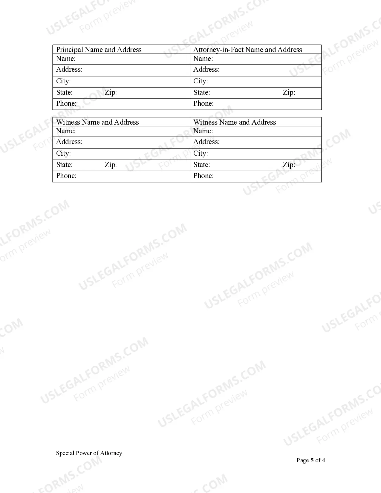Preview Special or Limited Power of Attorney for Real Estate Sales Transaction By Seller