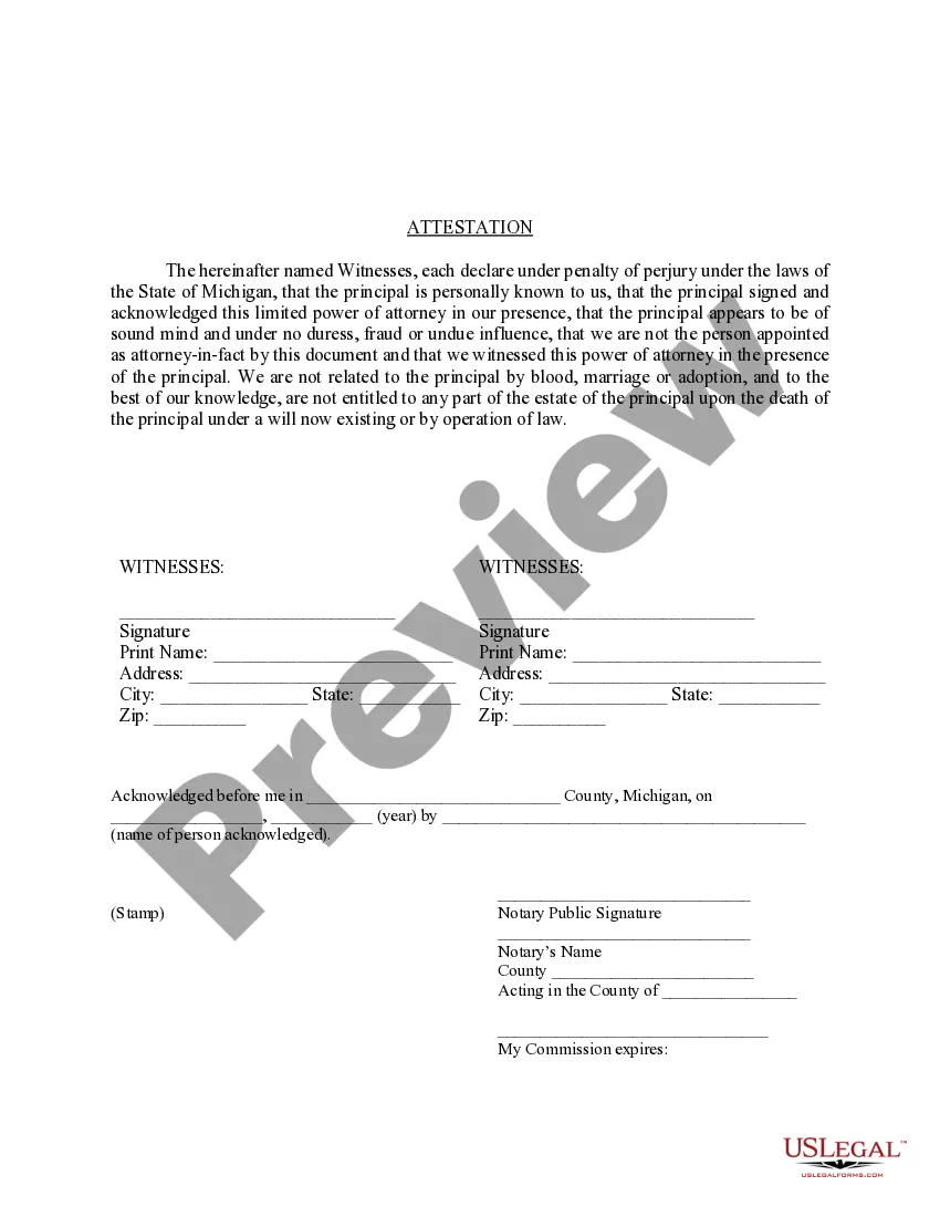 Get Limited Power of Attorney where you Specify Powers with Sample Powers Included Preview Limited Power of Attorney where you Specify Powers with Sample Powers Included