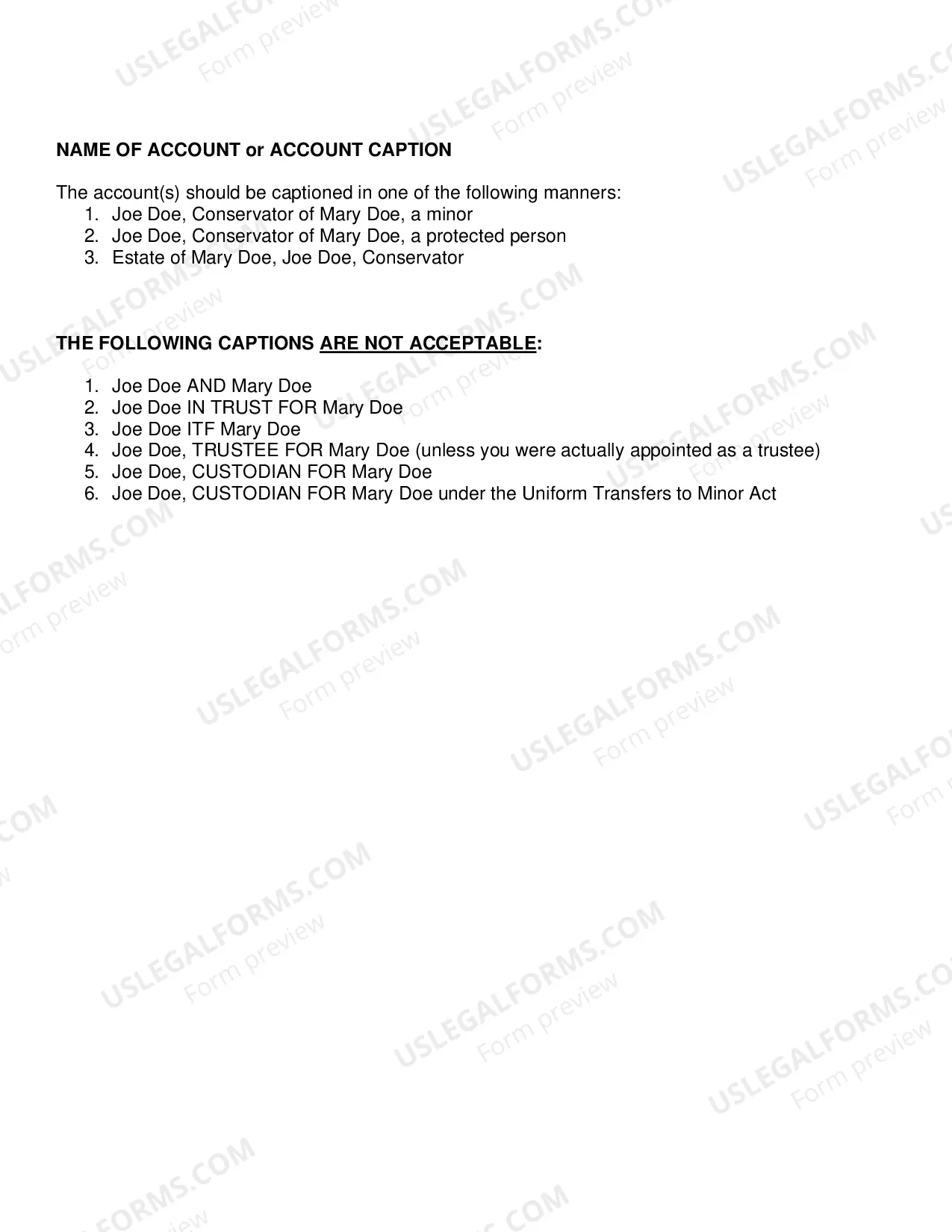 Preview Restricted Account Agreement For Adults