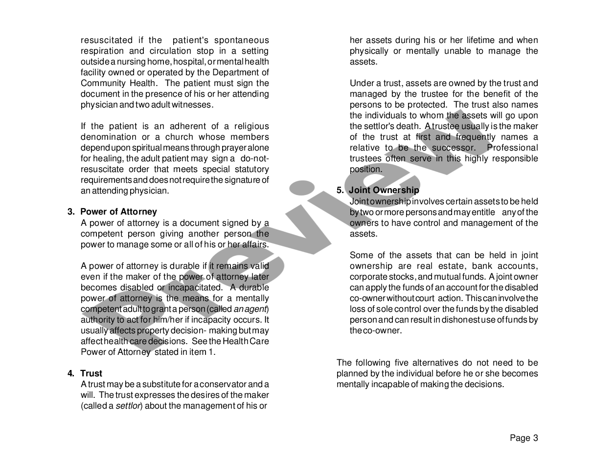 page 2 What You Need to Know Before Filing a Petition to Appoint a Guardian for an Incapacitated Adult - LARGE PRINT preview