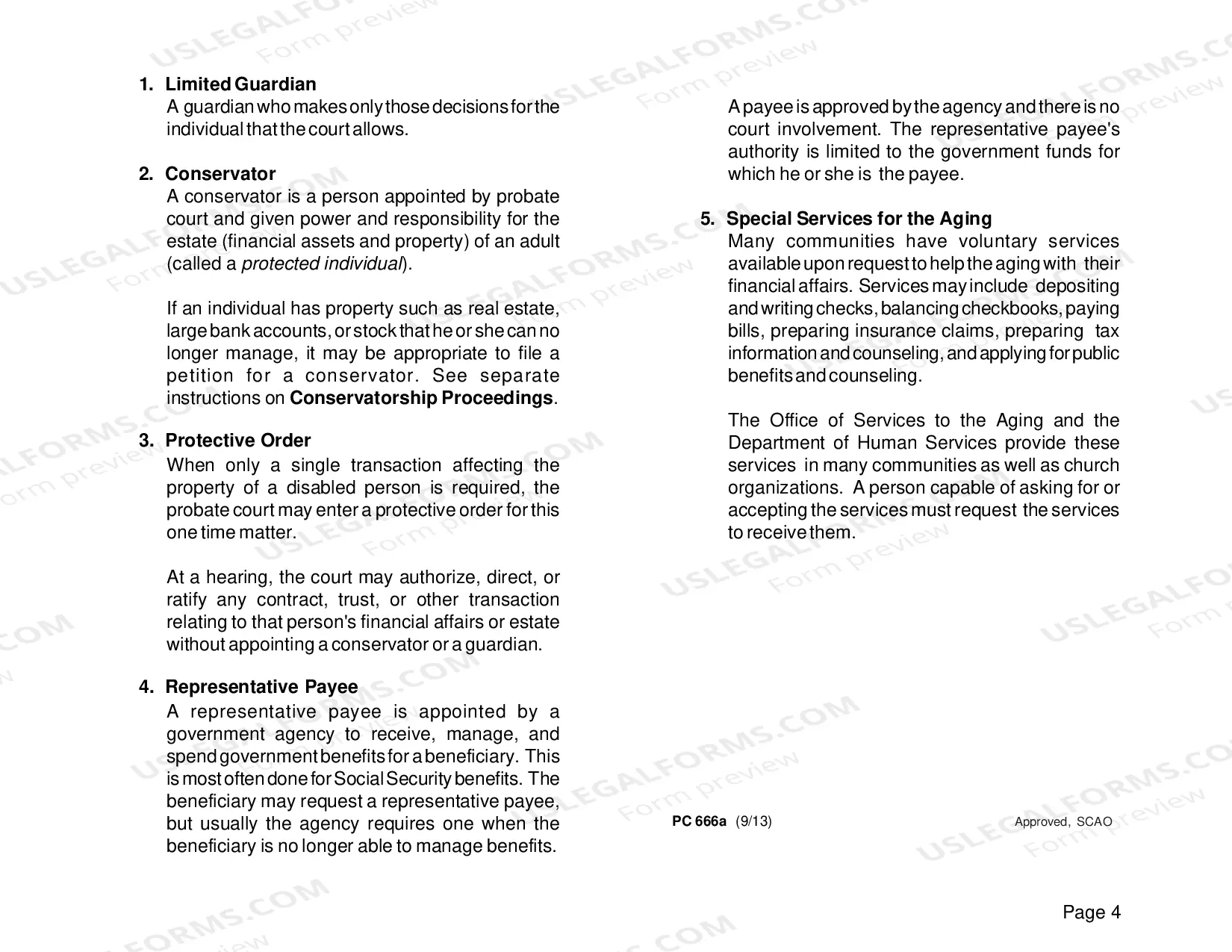 Preview What You Need to Know Before Filing a Petition to Appoint a Guardian for an Incapacitated Adult - LARGE PRINT