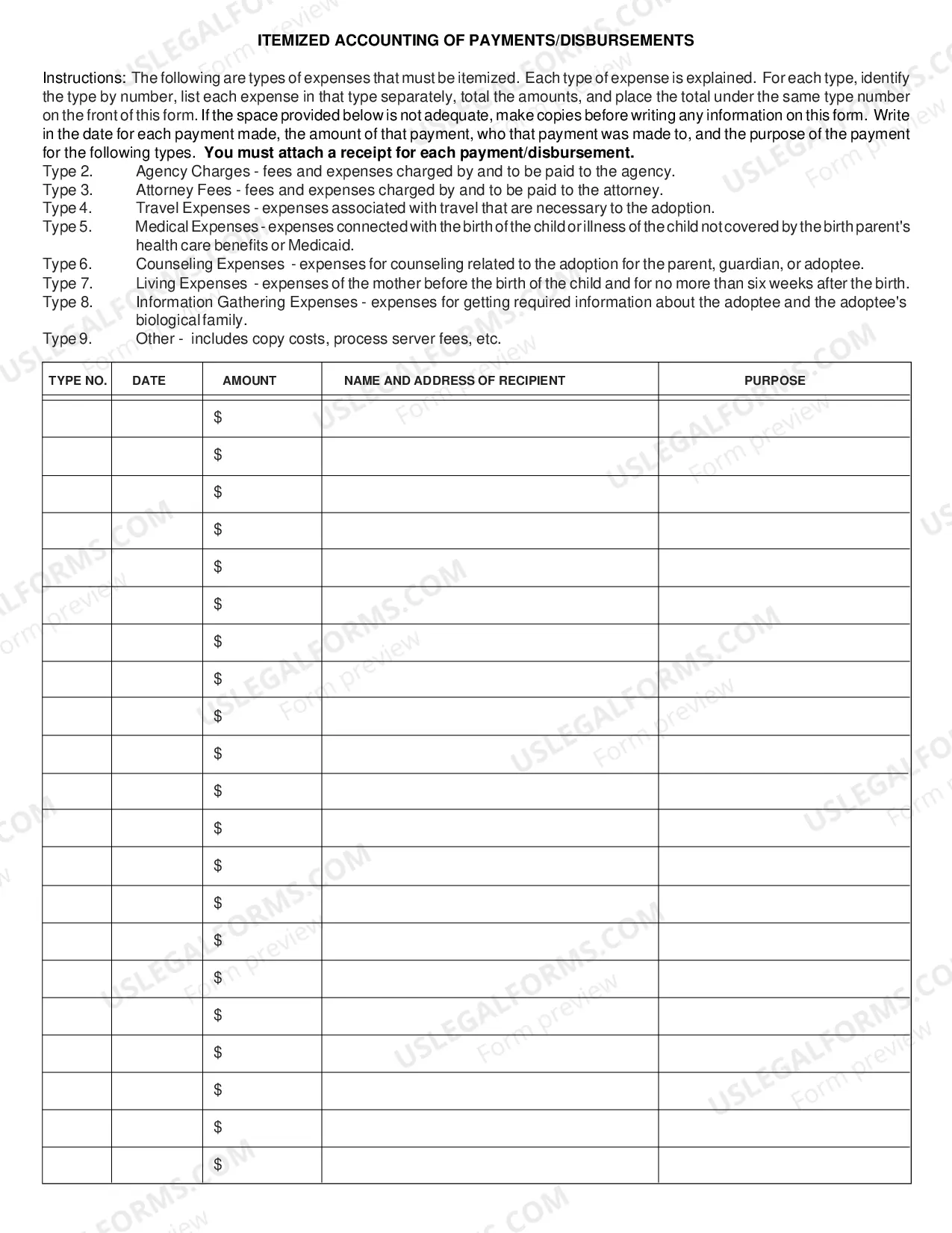 Preview Supplement to Petitioner's Verified Accounting
