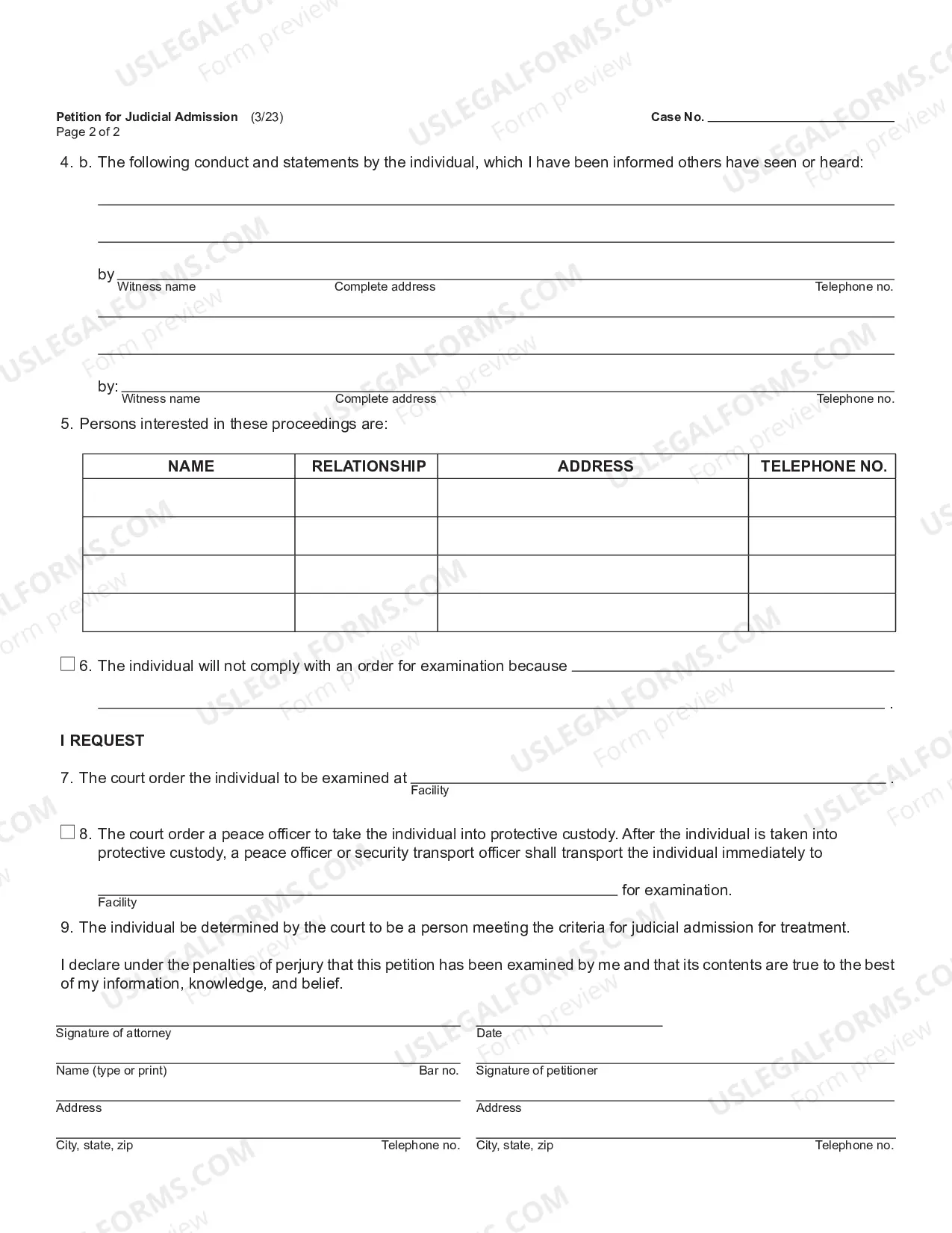 Preview Petition For Judicial Admission