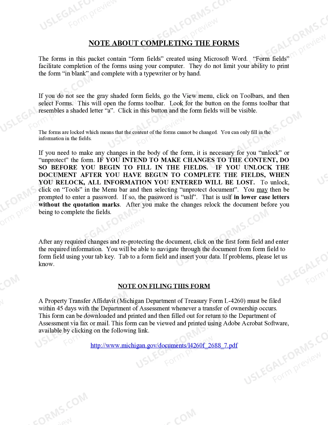 Preview Warranty Deed for Parents to Child with Reservation of Life Estate