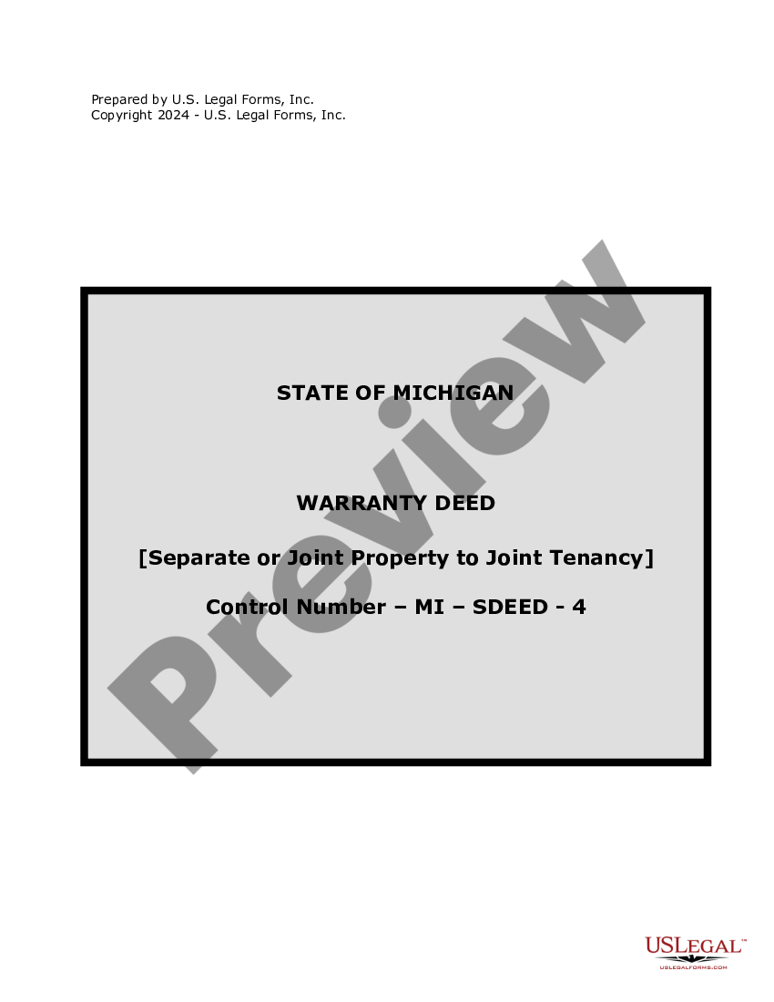 Joint Tenancy With Right Of Survivorship Deed Form US Legal Forms