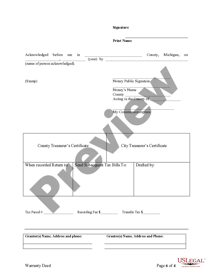 Preview Warranty Deed to Separate Property of One Spouse to Both Spouses as Joint Tenants