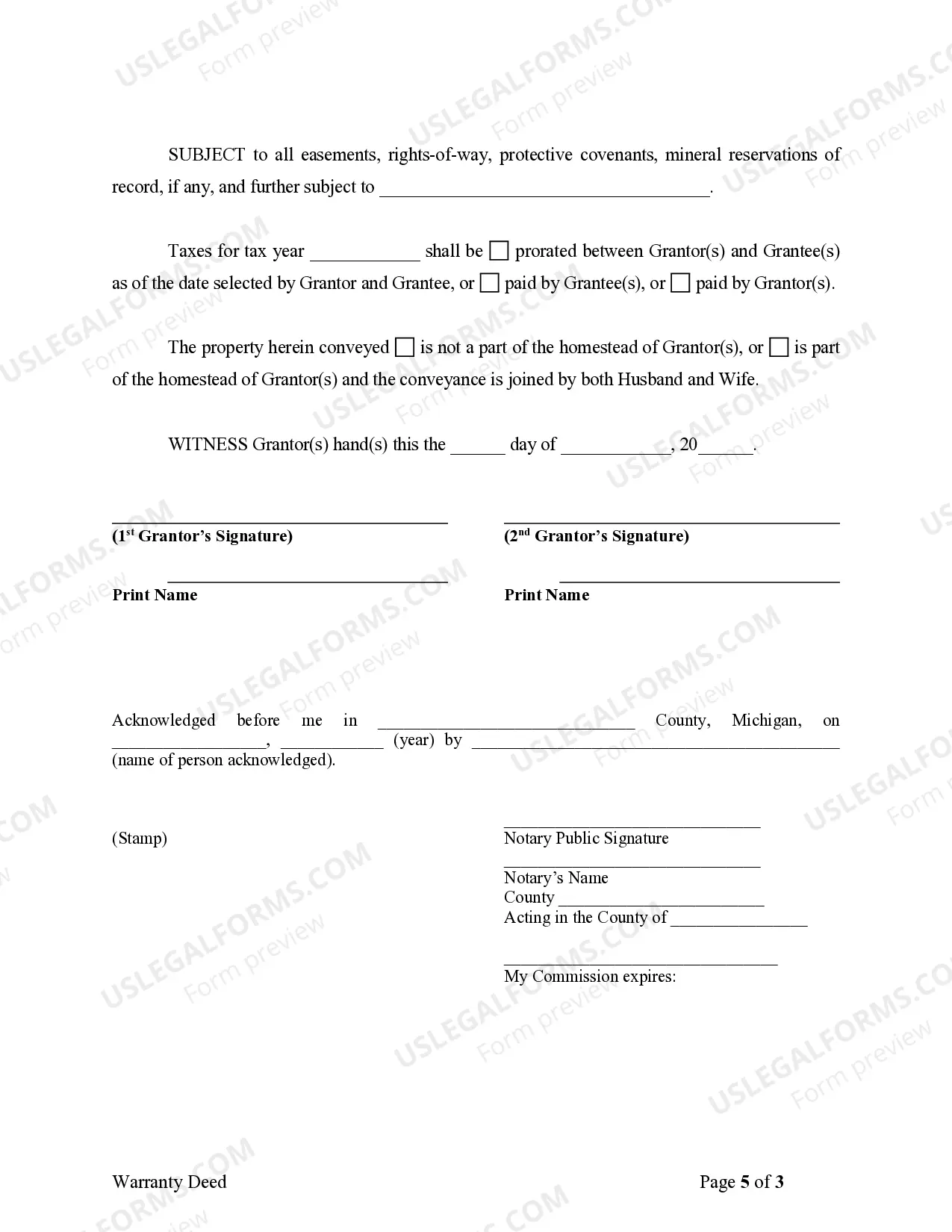 Preview Warranty Deed from Individuals to Municipality