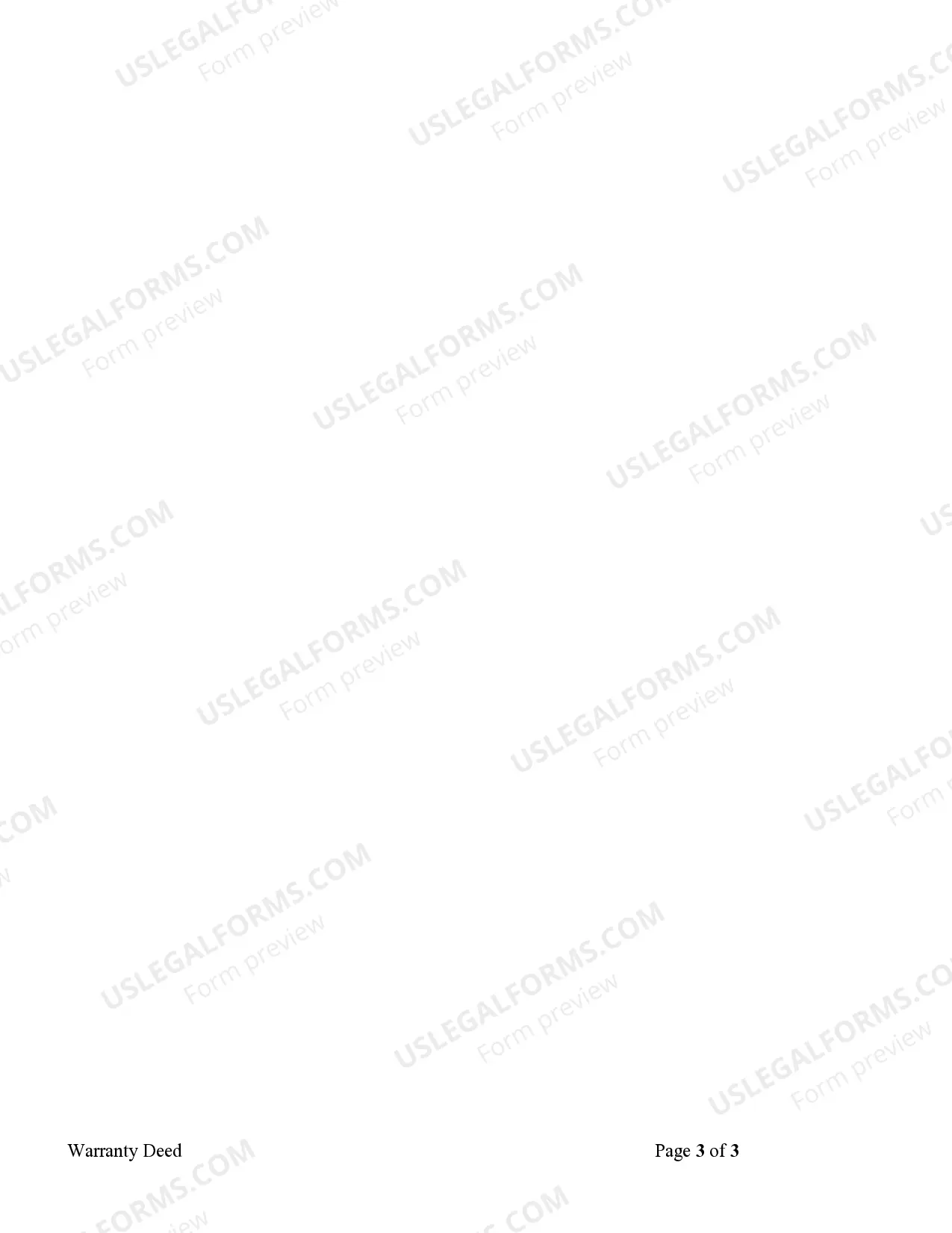 Preview Warranty Deed from Trustee to Individual